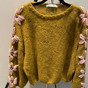 Zara Floral Sweater